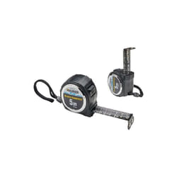 Maurer - flessometro plus 'black-compact' nero 5MT 25MM - cf. in blister