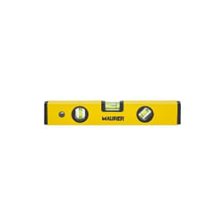 Maurer - livella alluminio 3 bolle fisse 40CM c/base magnetica
