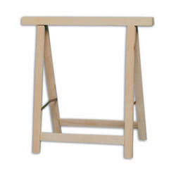 Cavalletto Pieghevole in Legno di Abete h. x l. 72x75 cm