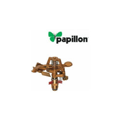 Papillon - Irrigatore a Settori Impulsi Ottone Zinco Attacco 1/2' Maschio Regolabile Giardino Irrigazione