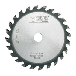 Lama Circolare Widia per Legno 150 mm 12 denti Foro 20/16+20/13 Maurer Plus