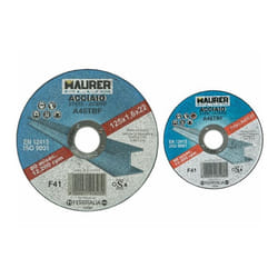 Mola Abrasiva per Taglio Ferro Misura 115X3 mm Foro 22,23 mm Maurer Plus