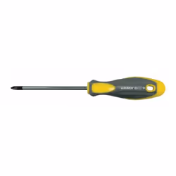 In acciaio cromo vanadio - Lama sezione tonda - Punta magnetica brunita - A norme DIN ISO 8764-1 - Cf. su placchetta Confezio ...