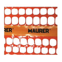 Maurer - Rete per Cantiere Impalcature Ponteggi h 120 cm Lunghezza 50 mt Arancio