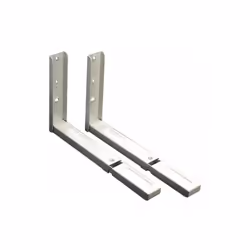 Supporto - Per microonde. - Colore bianco - Dimensioni: 360/500x220 mm