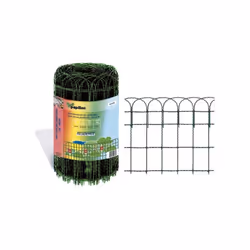 Papillon 91477, Recinzione in rete metallica saldata, Staccionata di confine, Metallo, PVC, Verde, Rivestimento in zinco, 25 ...