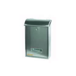 CASSETTA POSTALE IN ACCIAIO INOX Cassetta postale per riviste "delivery" Acciaio inox - tetto apribile. Dimensioni: mm. 250 x ...