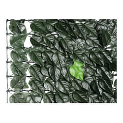 Papillon - Siepe sintetica per terrazze e giardino a foglie mod. Ascot 1x3 mt Verde scuro