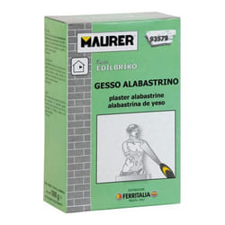 Maurer - Gesso Alabastrino 1Kg per la produzione di manufatti in gessi, cornici