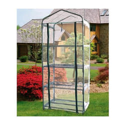 Papillon - serra da giardinaggio 4 Ripiani con copertura in pvc 69X49X157H cm