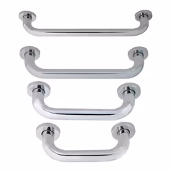 MANIGLIONE SOSTEGNO BAGNO DIRITTO ACCIAIO INOX "AQUA" 49CM MAURER L. x P. x H. : 49x9x6 cm. In acciaio inox - Dimensione tubo ...