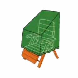 Per poltroncine - Telo di copertura in PE 100 gr./mq. con occhielli in alluminio e spago in nylon - Confezione in sacchetto d ...