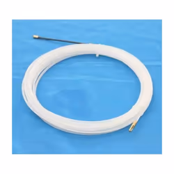 In nylon bianco - Puntale flessibile in acciaio - Terminale in ottone - Cf. in busta con cavaliere Confezione: 1 PZ Lunghezza ...