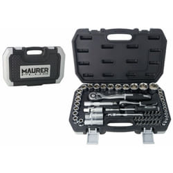 Bussole e bits in serie Maurer plus 60PZ 1/4 -1/2 - cf. in valigetta abs