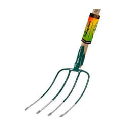 Papillon - forca in acciaio zincato 4 denti con manico da 135 cm Made in Italy