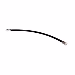 In nylon - Pressione di scoppio 800 bar - Raccordi in acciaio zincato - Lunghezza tubo in gomma 40 cm. - Cf. in blister Confe ...