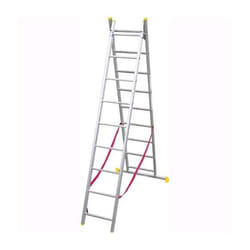 Facal - scala industriale alluminio bivalente 2 Rampe 9 Gradini maurer fino a 4,26 mt