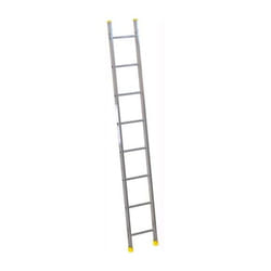 Scala industriale alluminio da Appoggio pioli quadri 24x24 mm 10 Gradini 3,06 mt