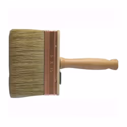 Per uso professionale - Pura setola bionda extra lunga - Assicella in legno - Manico in legno - Mastice poliestere resistente ...