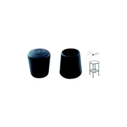 Tappi Puntali universali Tubolari gomma Sedie Bastone tappo Copriforo 25 mm 4 pezzi 25 mm