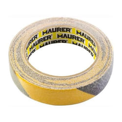 Nastro ANTISCIVOLO ADESIVO GIALLO-NERO Lunghezza 5 mt altezza 25 mm MAURER
