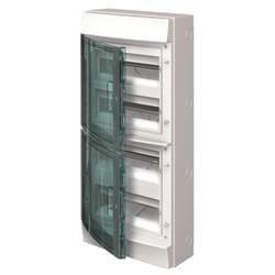 ABB - Centralino a parete grigio 48 moduli con porta IP65 65P12X42