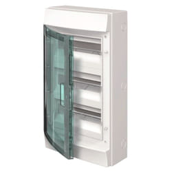 ABB - Centralino a parete grigio 36 moduli con porta IP65 65P12X32