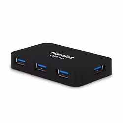 Hamlet Hub Usb 3.0 a 4 porte 5 Gbps con alimentatore - Vista aggiuntiva 4