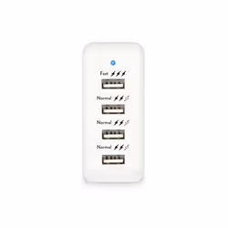 Hamlet Travel Charger Alimentatore USB da parete 4 porte con adattatori per 150 paesi - Vista aggiuntiva 4