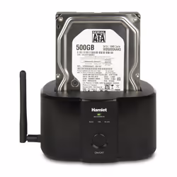 Hamlet Wi-Fi Docking Station per hard disk sata da 2,5'' o 3,5'' - Vista aggiuntiva 8