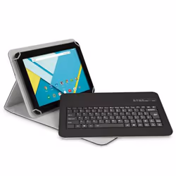 Hamlet Universal Cover 101 KBT2 custodia universale con tastiera bluetooth removibile per tablet da 19,1'' - Vista aggiuntiva 6