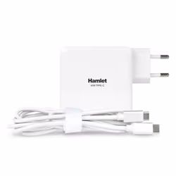 Hamlet 61W Type-C Charger alimentatore universale per notebook bianco - Vista aggiuntiva 6