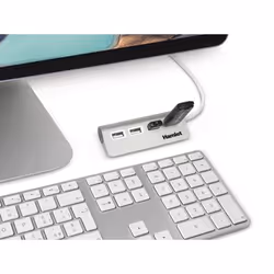Hamlet 4 port Hub usb 2.0 a 4 porte 480 Mbps - Vista aggiuntiva 4