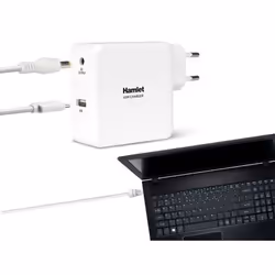 Hamlet Notebook Charger alimentatore universale da 65w per notebook e dispositivi mobili - Vista aggiuntiva 5