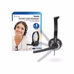 Hamlet Smart Headset cuffia per computer con microfono e connessione usb - Vista aggiuntiva 5