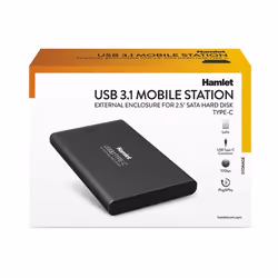 Hamlet Box esterno USB 3.1 Tyce-C per Hard Disk SATA 2,5 in alluminio - Vista aggiuntiva 5
