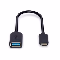 Hamlet XADTC-U2A-MF02 cavo USB USB 3.2 Gen 1 (3.1 Gen 1) 0,2 m USB A USB C Nero