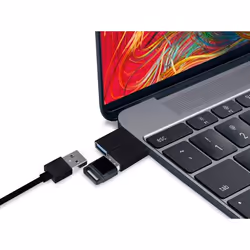 Hamlet XADTC-U2A-MF adattatore per inversione del genere dei cavi USB Type-C USB tipo A Nero