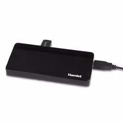 Hamlet XHUB70036 hub di interfaccia USB 3.2 Gen 1 (3.1 Gen 1) Type-B 5000 Mbit/s Nero - Vista aggiuntiva 6