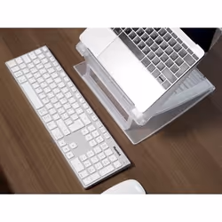 Hamlet XKKITA-MCBT tastiera Universale Bluetooth Italiano Argento, Bianco - Vista aggiuntiva 8