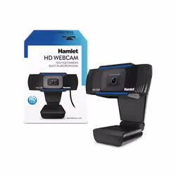 Hamlet HWCAM720 webcam 2 MP 1280 x 720 Pixel USB Nero - Vista aggiuntiva 4