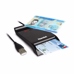 Hamlet HUSCR-NFC Lettore 2 in 1 combinato NFC per Carta identità Elettronica CIE 3.0 e Lettore Smart Card - Vista aggiuntiva 5