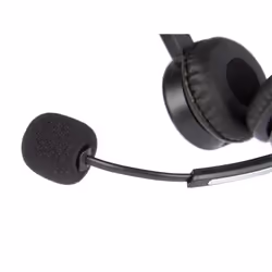 Hamlet HHEADM-UJS cuffia e auricolare Cablato A Padiglione Ufficio USB tipo A Nero - Vista aggiuntiva 5