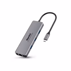 Hamlet HDKC-PD200 replicatore di porte e docking station per laptop Cablato USB 3.2 Gen 1 (3.1 Gen 1) Type-C Grigio - Vista aggiuntiva 4