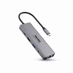 Hamlet HDKC-PD200 replicatore di porte e docking station per laptop Cablato USB 3.2 Gen 1 (3.1 Gen 1) Type-C Grigio - Vista aggiuntiva 5