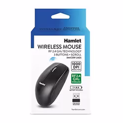 Hamlet XMICERF-24GS mouse Universale Ambidestro RF Wireless + USB Type-A Ottico 1000 DPI - Vista aggiuntiva 4