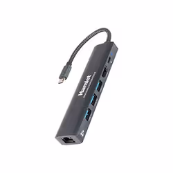 Hamlet HDKC-PD220 replicatore di porte e docking station per laptop Cablato - Vista aggiuntiva 2