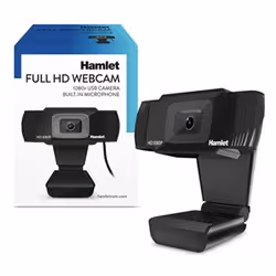 Hamlet HWCAM1080-CX webcam Nero - Vista aggiuntiva 4