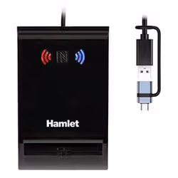 Hamlet HUSCR-NFCX lettore di card readers Nero - Vista aggiuntiva 4