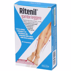 Ritenil Gambe Leggere Integratore per Microcircolo 40 Compresse